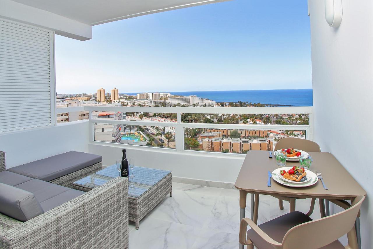 Stylish Modern Studio With Ocean View And Pools, 1001, Ponderosa Playa de las Américas Dış mekan fotoğraf